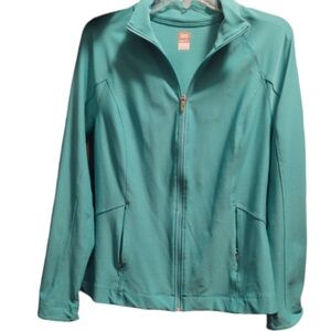 Lucy Zip Up Workout Jacket Athleisure Medium 
With Zip Up Front Pockets